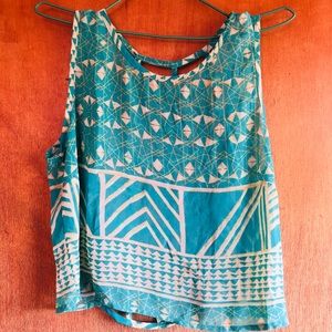 Printed Crop Top